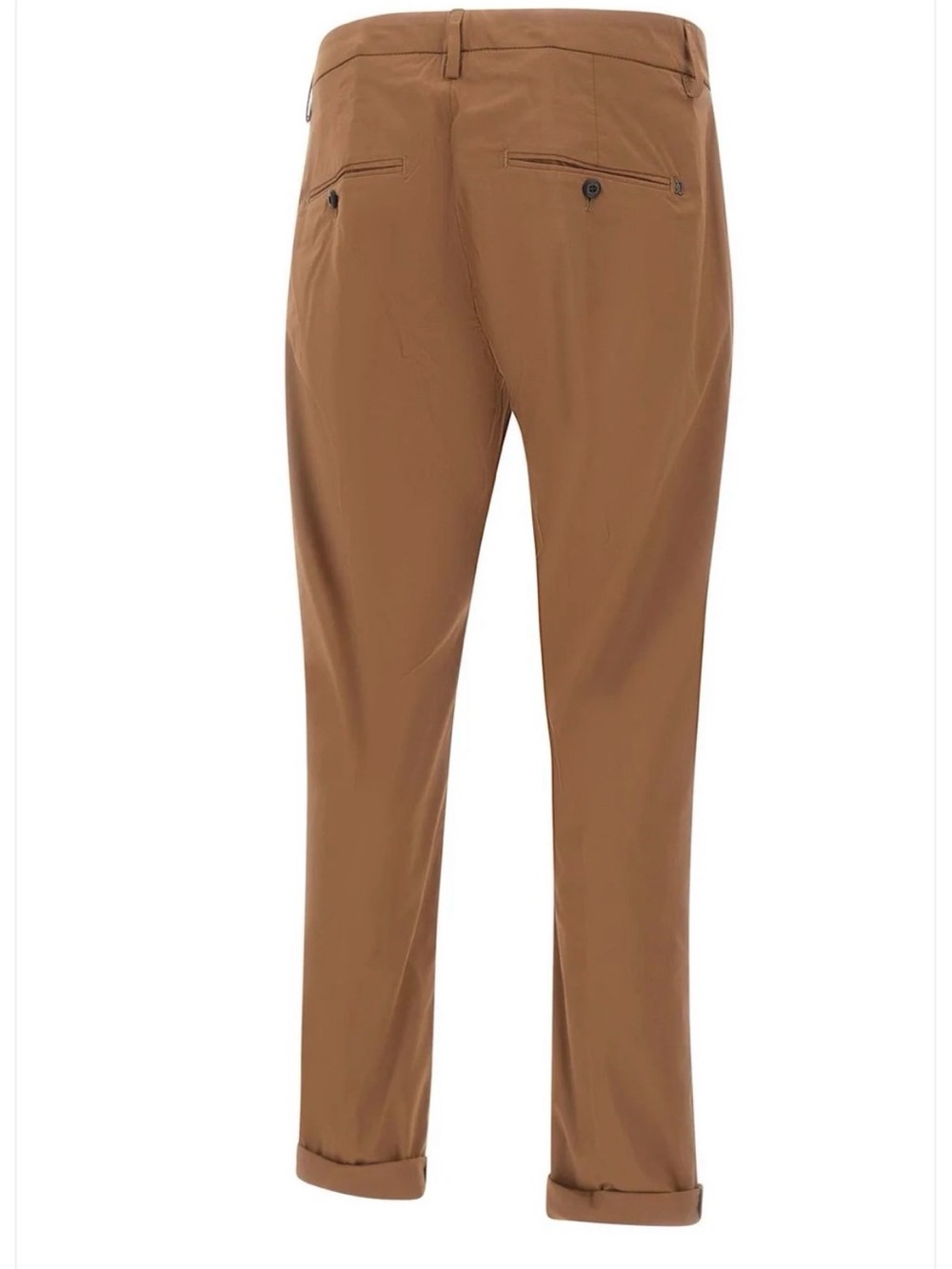 DONDUP GAUBERT SLIM-FIT COTTON WEAVE CUFFED ITALIAN TROUSERS 29 x 29 UNCUFFED 31 - Picture 2 of 11